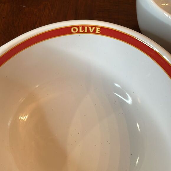 Pottery Barn Pasta Rustica Olive Dip Bowls - Picture 2 of 6